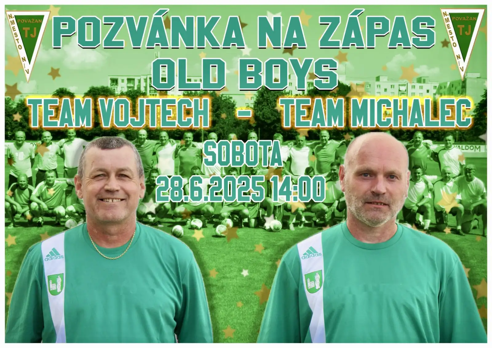 Pozvánka na zápas OLD BOYS