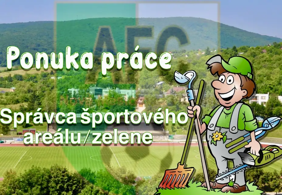 Ponuka práce - správca športového areálu/zelene