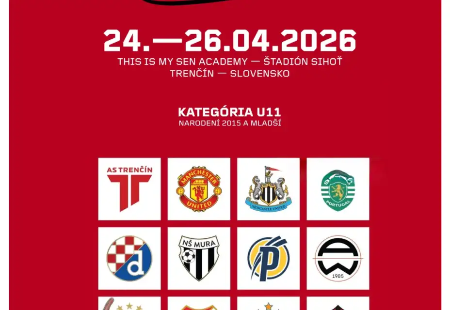 Hráč U11 Nikolas Orsava v drese výberu TN kraja