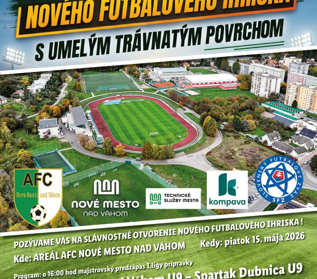 Veľkolepé otvorenie nového futbalového ihriska