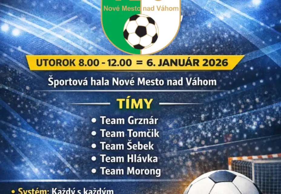 Pozvánka na futsalový turnaj detí a rodičov AFC